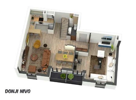 Petosobni Stan, 162.04m², Voždovac, Dušanovac