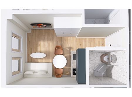 Garsonjere Stan, 20.54m², Rakovica, Labudovo brdo