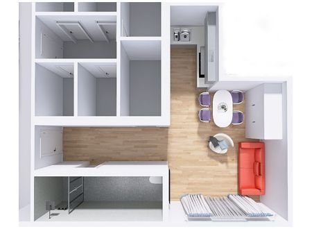 Jednosobni Stan, 36.30m², Rakovica, Labudovo brdo